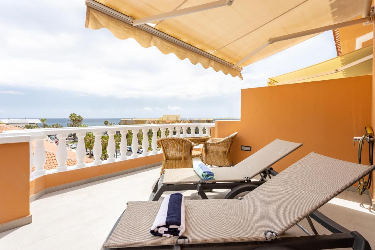 Exclusive Penthouse Playa Las Vistas 4 Close To The Sea And Beach, Aircondition For A Fee, Wifi, Terrace, Heated Pool プラヤ・デ・ラス・アメリカス エクステリア 写真