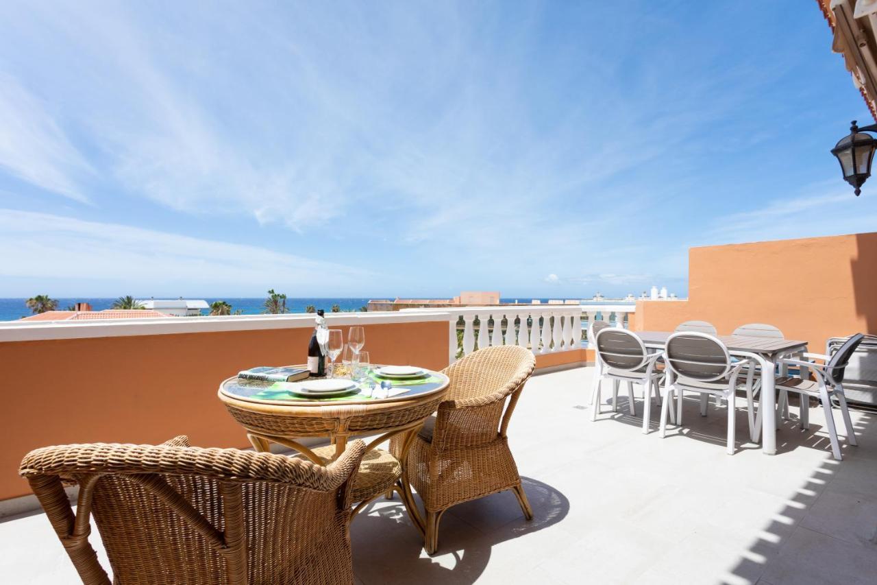 Exclusive Penthouse Playa Las Vistas 4 Close To The Sea And Beach, Aircondition For A Fee, Wifi, Terrace, Heated Pool プラヤ・デ・ラス・アメリカス エクステリア 写真