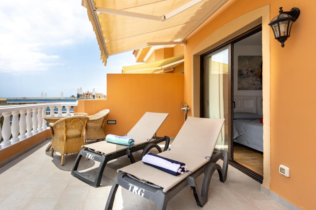 Exclusive Penthouse Playa Las Vistas 4 Close To The Sea And Beach, Aircondition For A Fee, Wifi, Terrace, Heated Pool プラヤ・デ・ラス・アメリカス エクステリア 写真