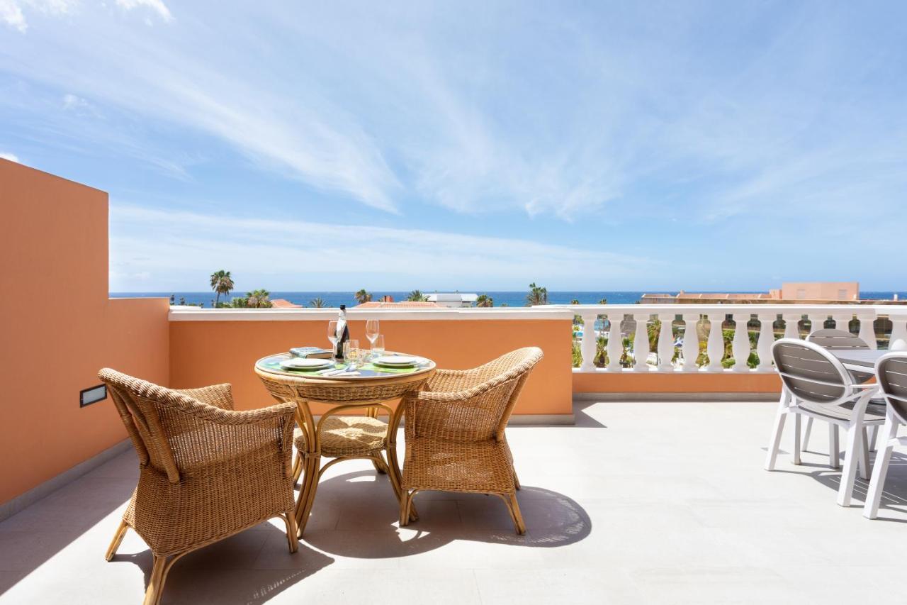 Exclusive Penthouse Playa Las Vistas 4 Close To The Sea And Beach, Aircondition For A Fee, Wifi, Terrace, Heated Pool プラヤ・デ・ラス・アメリカス エクステリア 写真